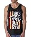 Shop4Ever® Marilyn Monroe Bikini American Flag Men's Tank Top Marilyn Monroe Tank Tops