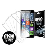 Microsoft Lumia 640 Screen Protector Cover, Ultra Clear 5-Pack - MPERO
