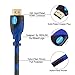 MEALINK 4K HDMI Cable 25ft HDMI 2.0 (4K@60Hz) 24AWG High Speed HDMI Braided Cord 25 ft / 7.62m Supports Ethernet 3D / 4K / Xbox / PS4 / Audio Return Channel…