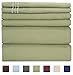 Queen Sheets Set 6 Piece - Bed Sheets Queen Size - Soft Hotel Luxury Bedding - Cooling, Comfy & Breathable - 1 Flat & 1 Fitted and 4 Pillowcases with Deep Pockets - Wrinkle and Fade Free - Sage Green
