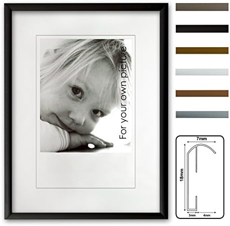 Kingsale Alu frames, picture frame aluminum, color Black matt, size 40x50 cm