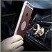 Dowswin Universal Magnetic Phone Car Mount, 360 Degree Rotating Air Vent Alloy Phone Holder Cradle for iPhone 7 Plus/ 7/6 /6S Plus /Samsung Galaxy S7 /S6 /Note 5 /Note 4 HTC LG Sony Boardly (Gold)