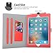 iPad Mini Case, iPad Mini 2 Case, iPad Mini 3 Case Cover, Cambond Slim Fit Auto Sleep / Wake Flip Case Cover with Card Slots and Stylus Holder, Protective Premium PU Leather (Red)