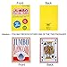 Giant Playing Cards for Game Nights, Full Deck of Oversized Jumbo Poker Cards for Seniors (8x11 in)