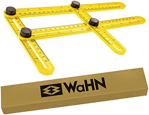 Angleizer Template Adjustable Measuring Tool Caliper - Measures All Angles and Forms Angle-izer Angle Adjustable Measurements for Professional &amp; Carpenter Use – By WaHN