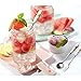 HOBO Dessert Flatware Set Herb Garden Ceramic Stainless Steel Dessert Set 14 Piece Dessert Serving Set Serving Utensils (6 Pastry Forks,6 Tea Spoon,1 Bread Knife,1 Cake Shovel)