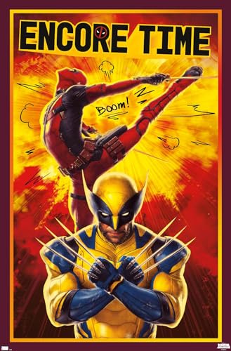 Trends International Marvel Deadpool & Wolverine - Encore Time Wall Poster, 34L…