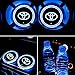 Sparkle-um LED Car Cup Holder Lights for Toyota, 7 Colors Changing USB Charging Mat Luminescent Cup Pad, LED Interior Atmosphere Lamp（2pcs）