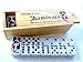 Double Six Dominican Republic Flag Island Engraved Dominoes
