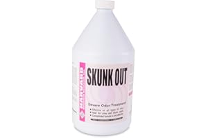 HARVARD CHEMICAL RESEARCH Harvard Chemical 2552 Skunk Out Severe Odor Eliminator Liquid, Pleasant Odor, 1 Gallon Bottle, Clear (Case of 4)