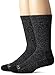 Dickies Men's Steel Toe Moisture Control Crew Socks (2 & 4, Black Marl (2 Pairs), Shoe Size: 6-12