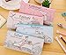 ANFIMU Lovely Animal Memories Pastorable Canvas Pen Pencil Stationery Pouch Bag Case,set of 4