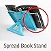 Blue Portable Reading Stand/book Stand Document Holder (180 Angle Adjustable)