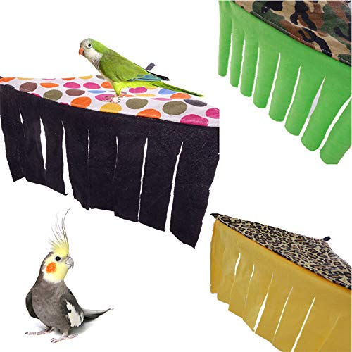 Oncpcare Hamster Bed House Hammock, Forest Pattern Hanging Pet Bed Toy, Small Animal Bedding Cage Accessories Nest for Guinea Pigs Rats Sugar Glider - Thumbnail 4