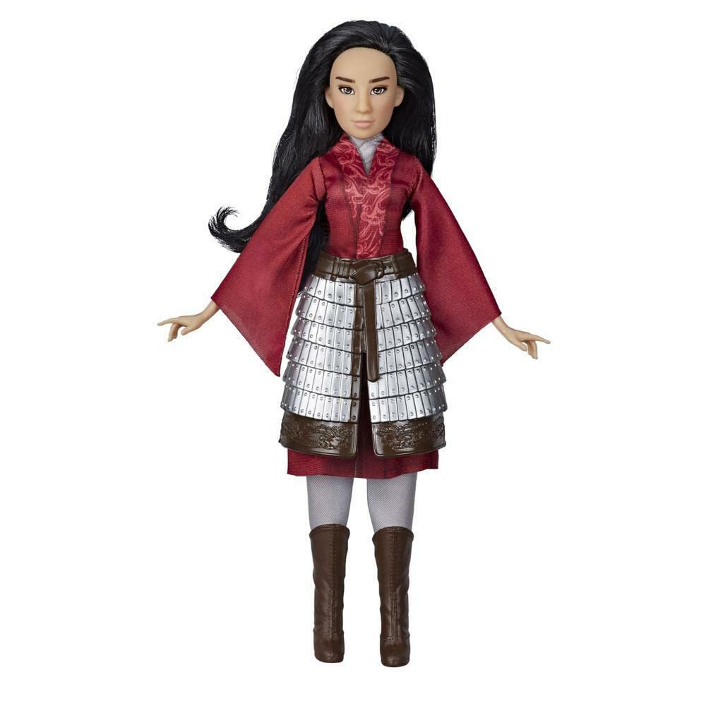 Disney Mulan Fashion Doll with Skirt Armour, Shoes, Trousers and Top, Inspired by Disney's Live-Action Film Mulan, Toy for Children and Collectors