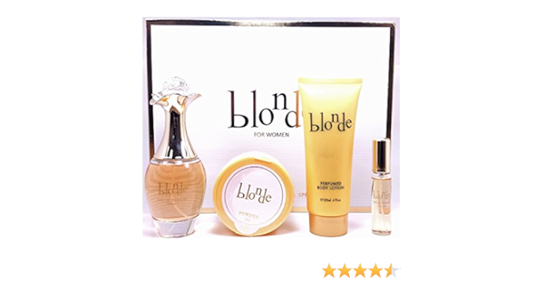 blonde perfume gift set