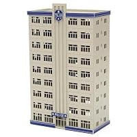 EatingBiting（R） DIY 1:150 Outland Models Police Railway Department Building Scene N Scale Models for Sand Table Garden Micro Landscape Ornaments Decor