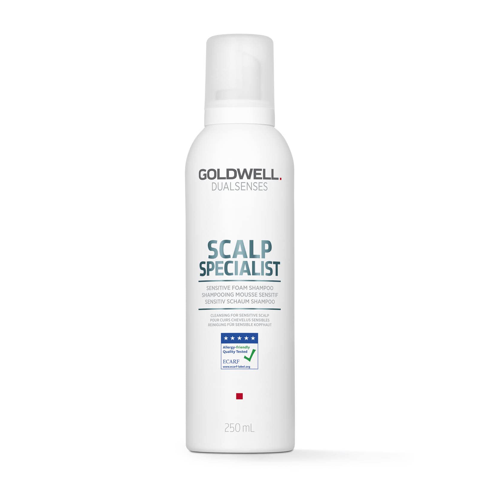 Goldwell Dualsenses Scalp Specialist Sensitive Foam Shampoo, For Delicate Scalp, pH Neutral & Fragrance-Free, 250ml