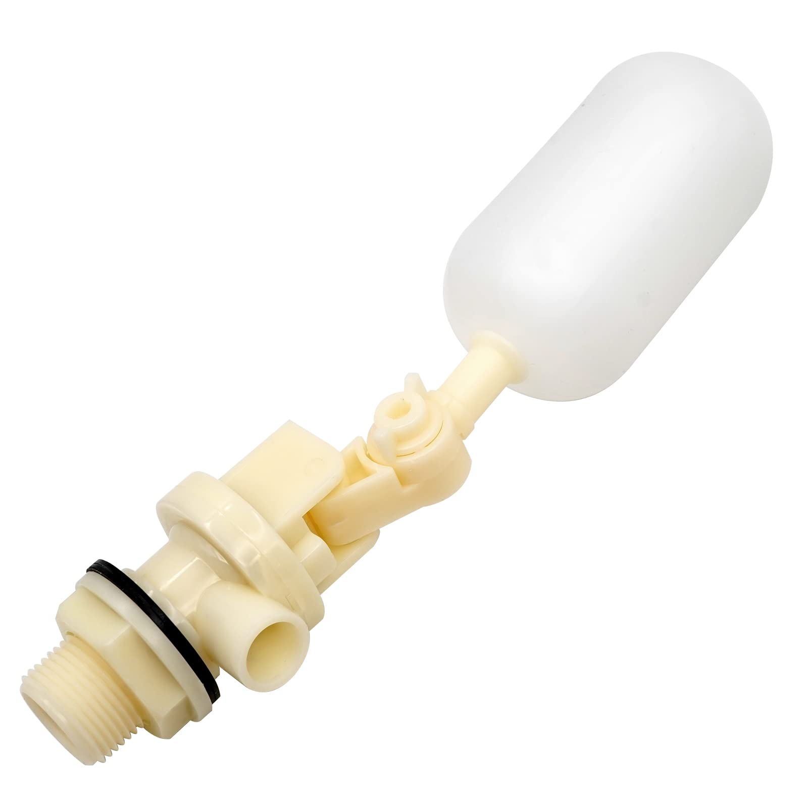MasXirch 3/4" Water Float Valve with Adjustable Arm Automatic Fill Feed Humidifier Water Tank Float Ball Valve for Ponds, Livestock Water Trough, Aquariums, Aquaculture, Hydroponics and Reservoir