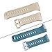 Tobfit Compatible with Fitbit Ionic Bands, Soft TPU Sport Arm Wristband Accessories for Women Men, Small, Champagne Gold, Slate