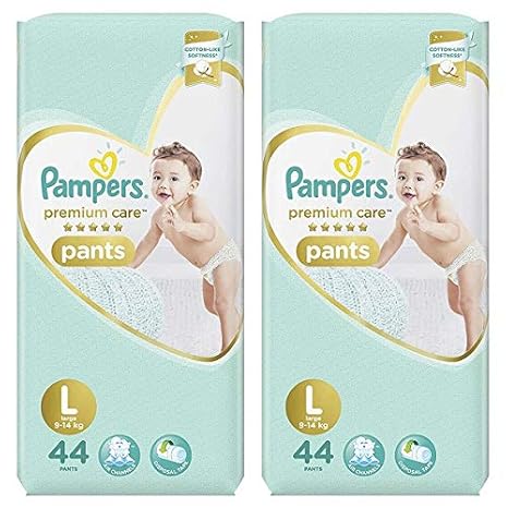 pampers premium care pants large 44