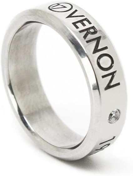 Amazon.com: Fanstown Kpop Seventeen Finger Ring Member Name Birthday