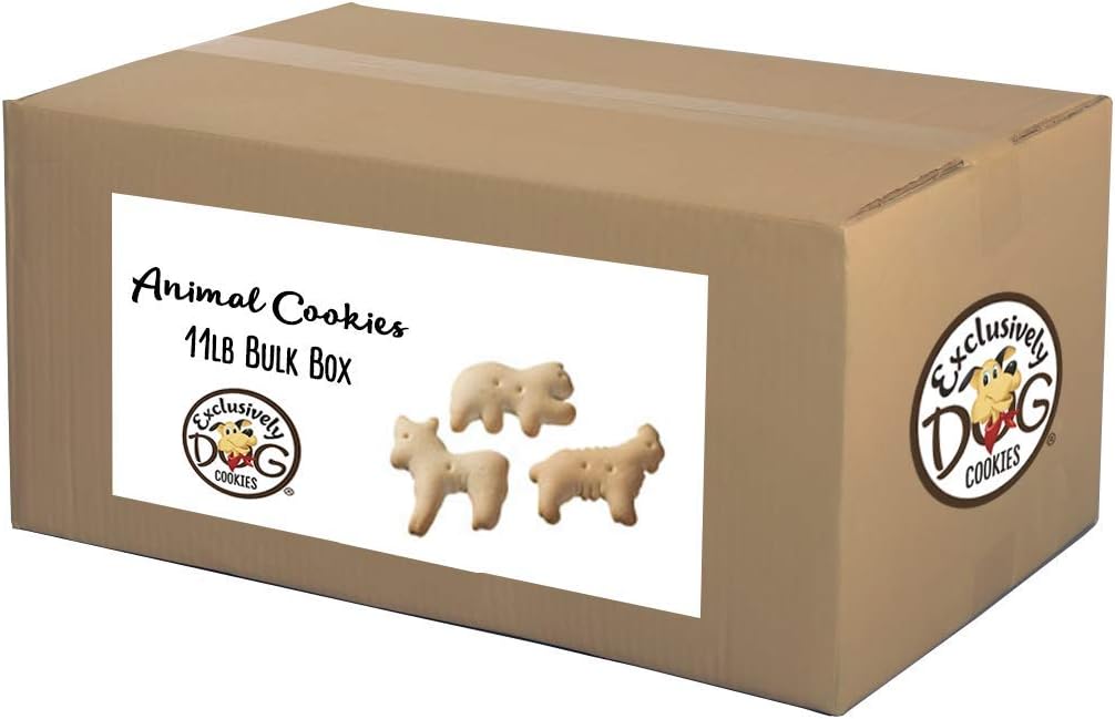 Exclusively Pet Animal Shaped Cookies, 11Pound Box, 07003