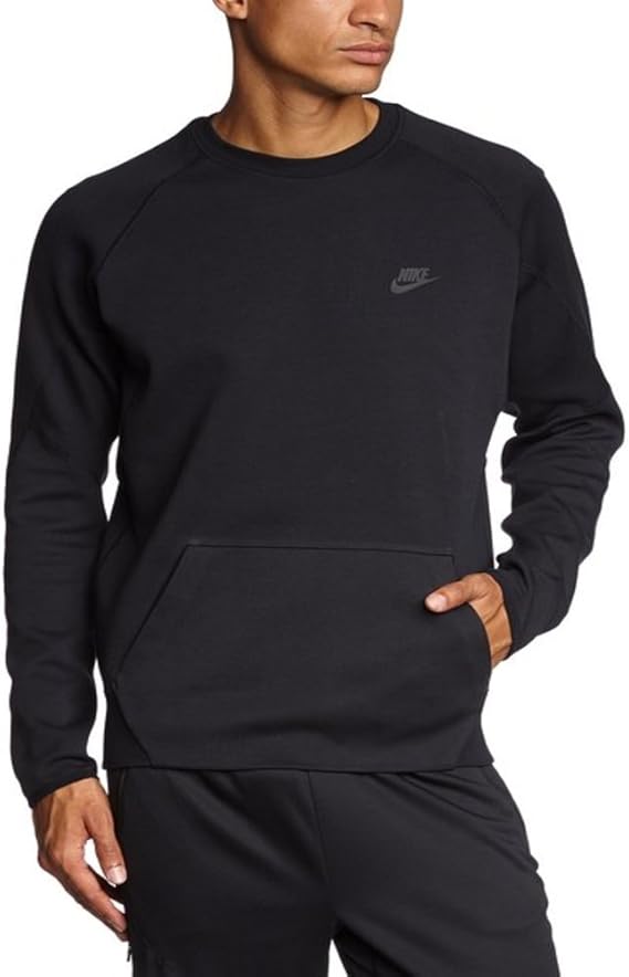 Nike Tech Fleece Crew Men's Sweatshirt, black Amazon.co.uk Clothing