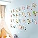 Kids Room Decor Animal Alphabet Wall Decals for Kids Baby Room Removable Peel and Stick Educational Letters for Bedrooms Nursery Decor Art Decal