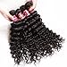 UNice Hair Peruvian Deep Wave Virgin Hair 4x4 Lace Closure with Bundles Real Human Hair Weft Extensions Natural Color 95-100g/piece(22 24 26+18)