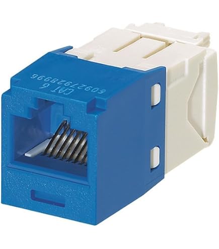 PANDUIT CJ688TGBL 20個セット Amazon.com: Panduit CJ688TGBL Category-6 8-Wire TG-Style Jack