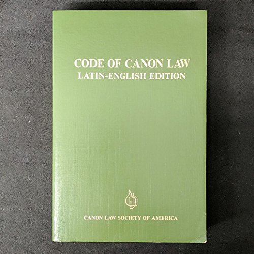 Code of Canon Law LatinEnglish Edition Catholic Church 9780943616193 Books