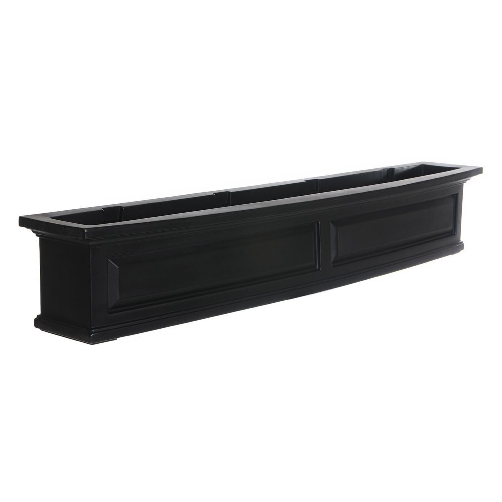 60 in. Nantucket Window Box in Black