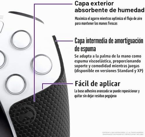 Performance Grips for PlayStation 5 (PS5) Controller (Nightfall Black)