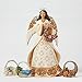 Jim Shore Seasonal Angel Figurine with Four Baskets