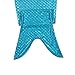 TFJH E 3PCS Kids Girls Fancy Princess Swimmable Mermaid Tail Set 3-4Years HotPink Blue