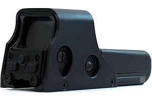 Bravary Holographic Sight 551 552 553 556 558 Red Green Dot Holo Sight Metal Scope 10 Levels Brightness Adjustment Holographic Sight