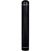 Defuzie Cigar Tube,Aluminum Single Cigar Travel Storage Airtight Cigar Humidor Case Cigar Holder,Smell Proof,Waterproof (Black)