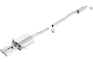 BORLA 140517 Cat-Back System for 2007-2013 Mini Cooper S/ 2007-2014 Convertible S/Coupe S/Roadster S 1.6L 4 Cyl. Turbo Auto./ Man. Trans. FWD 2 Door Hatchback/Convertible. EXC. John Cooper Works.