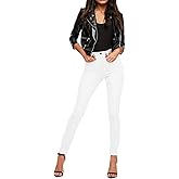 Hybrid & Company Women’s Classic Denim Mid Rise Skinny Jeans Super Stretch Pants