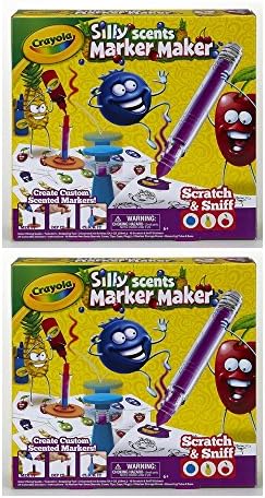 Crayola Silly Scents Marker Maker, Scented Markers, Gift (2 Pack)