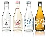Q Drinks Variety Pack (Q Tonic, Q Club, Q Ginger, Q Ginger Beer), 9 Ounce Bottle (Pack of 24)
