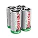 4 pcs Tenergy RCR123A 3.0V 400mAh LiFePO4 Rechargeable Batteries (Not For Arlo Camera)