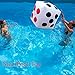 Timoo Jumbo Dice 2 PCS Inflatable Dice 13'' Giant Dice for Game Pool Toy Party Favor