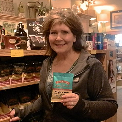 Door County Coffee 1.5oz Full-Pot Bags,Spring & Summer Flavors, Ground (Raspberry Sorbet, 1 Full-Pot Bag)