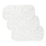 Hycles 3 Pack Washable Microfiber Steam Mop Pads Replacement for Sienna Luna Steam Pocket Mops SSM-3006