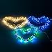 Hallomall LED Solar Powered String Lights, 2 Modes Steady on / Flash, 150 LED, 72 Feet, Blue