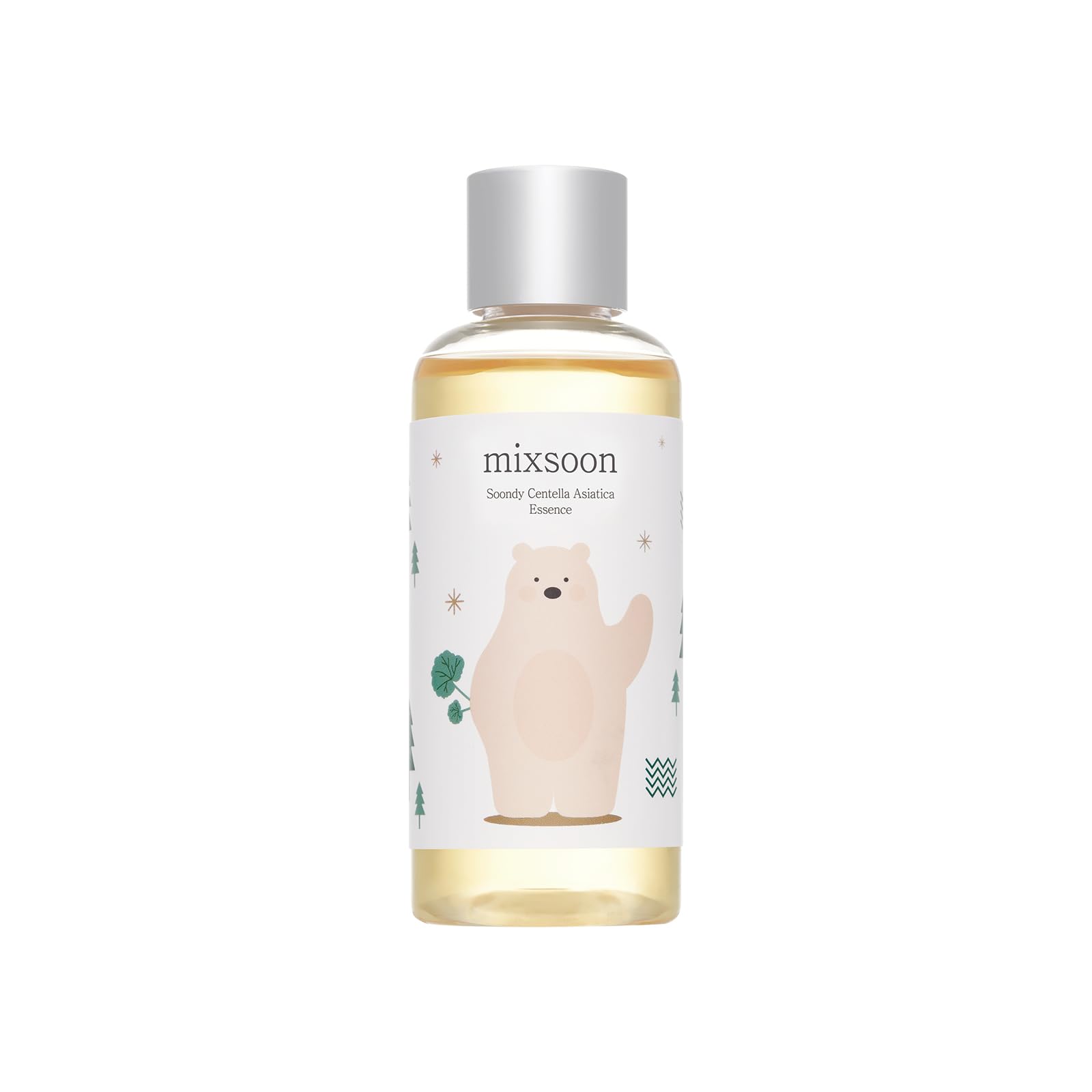 Photo 1 of mixsoon Soondy Centella Asiatica Essence Instant Hydrating & Soothing Essence for Irritated, Sensitive Skin for Korean Skincare For Glass Skin-Jeju Island Cica Extracts (3.38 fl.oz / 100ml)