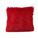 Pillowcase, Ammazona Sofa Waist Throw Pillow Case Cushion Cover Home Decor (Red)
