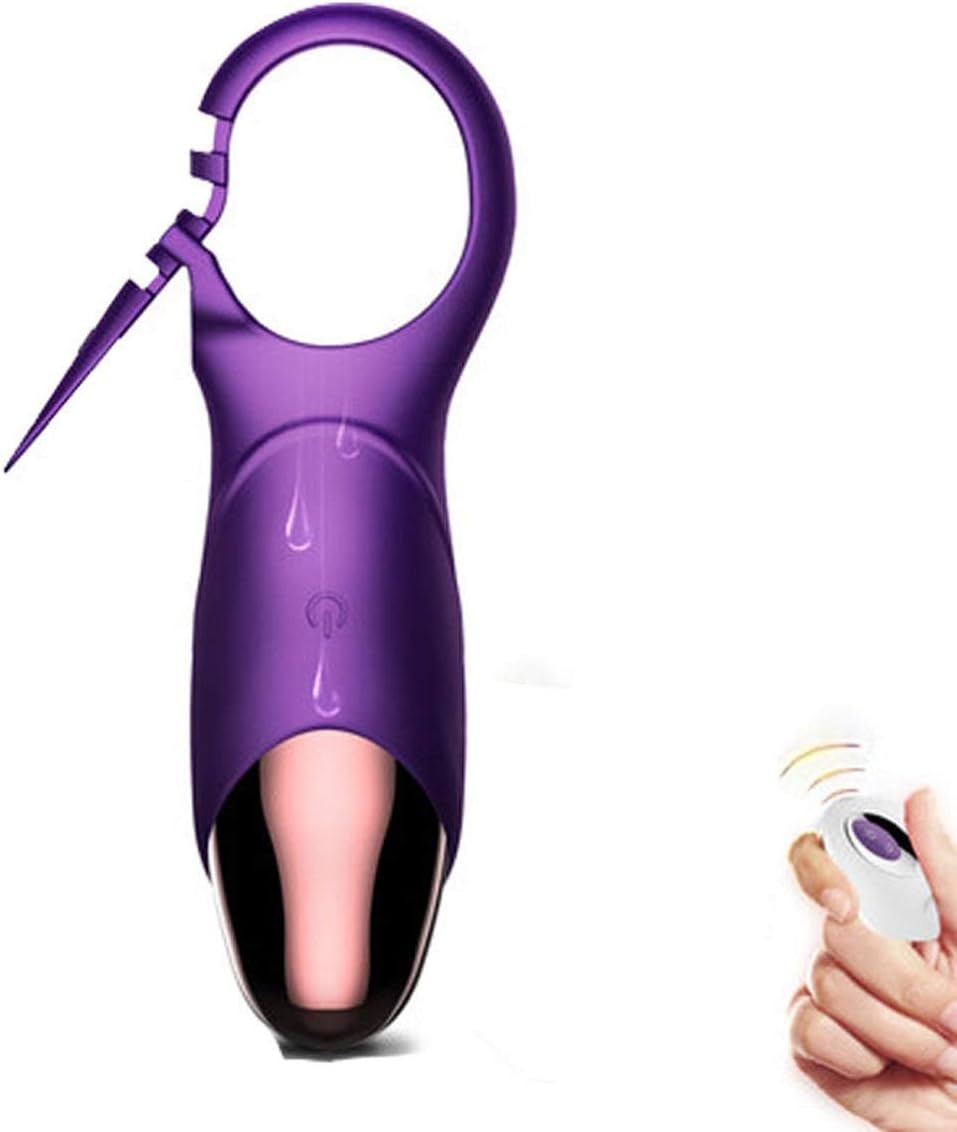 Sperm Lock Adjustable Vǐbratǐon Rǐng Charges 10 Frequency Vǐbratǐon Couple's ǐnterest Fun Toy T-Trousers